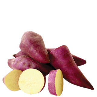 Batata Doce Kg Roxa (cada unidade pesa aprox. 0.400 kg)