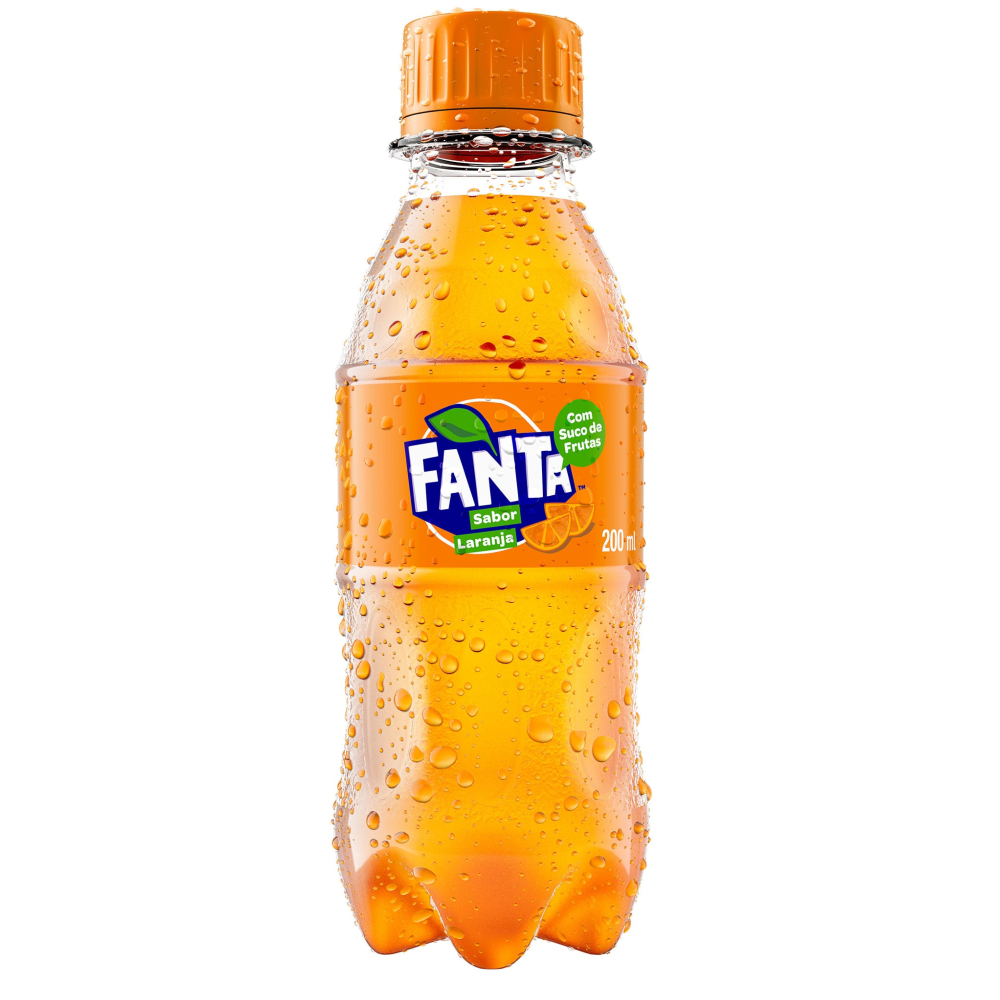 Refrig Fanta 200ml Laranja - Pet