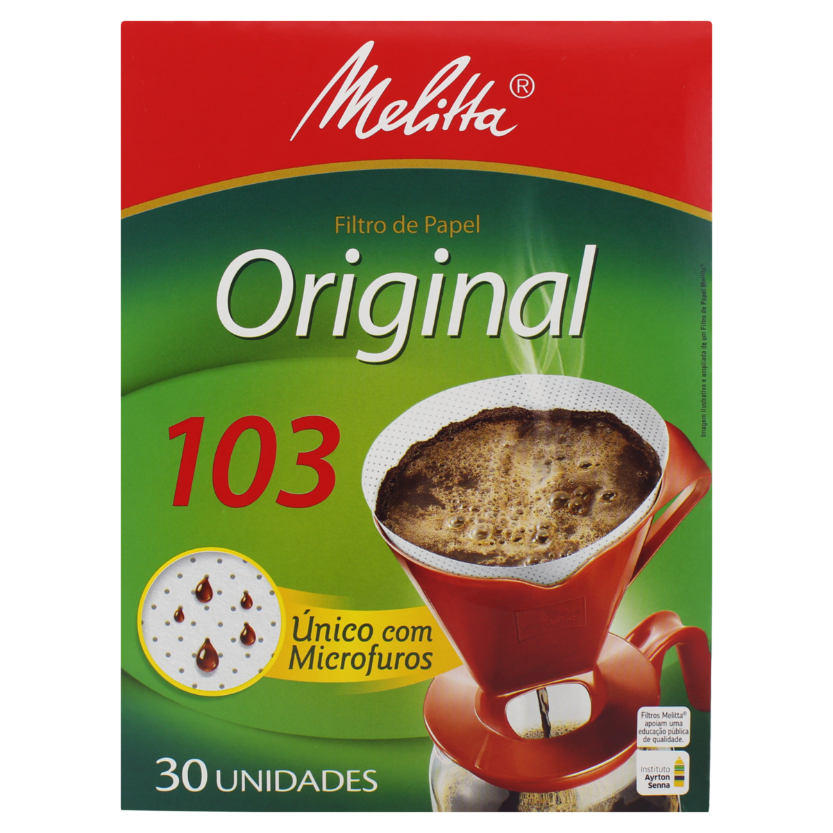 Filtro Melitta 103 30un