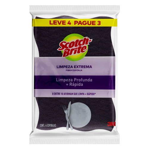 Esponja Multiuso Scotch Brite Extrema 3un