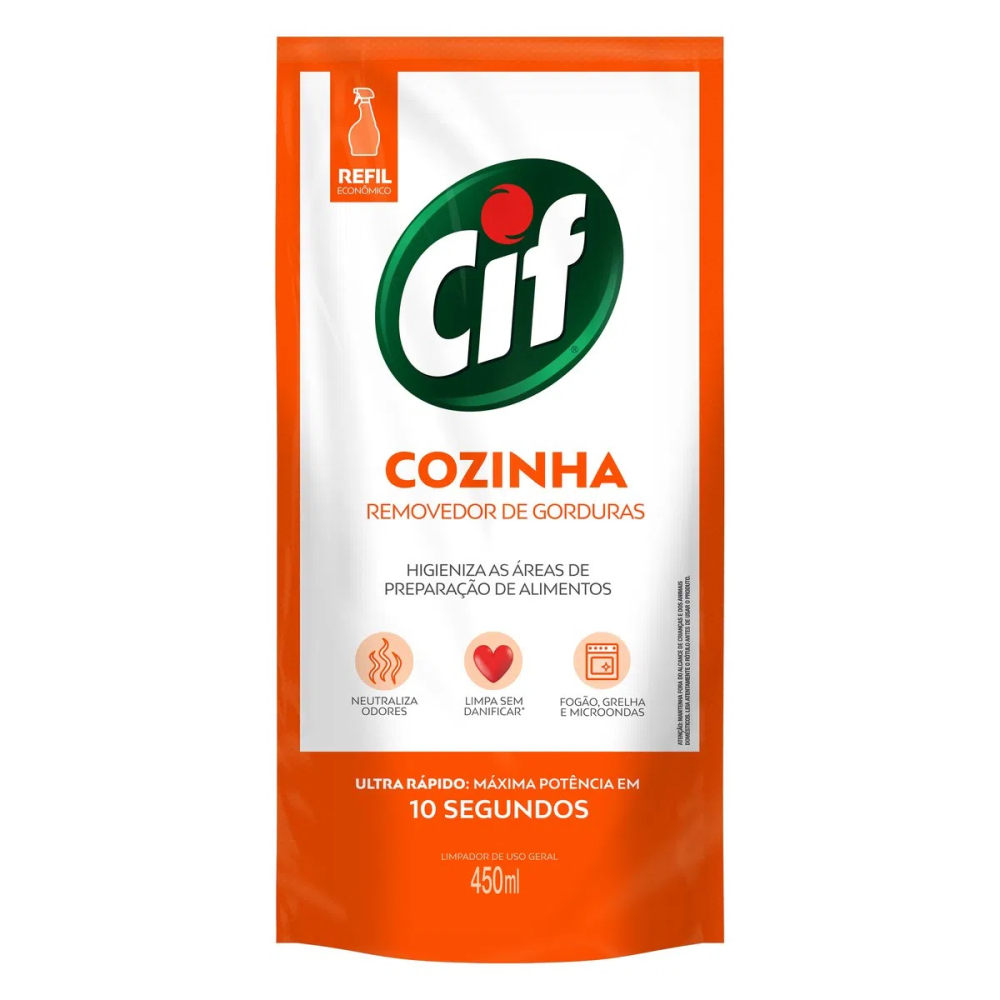 Desengordurante Cif 450ml Refil
