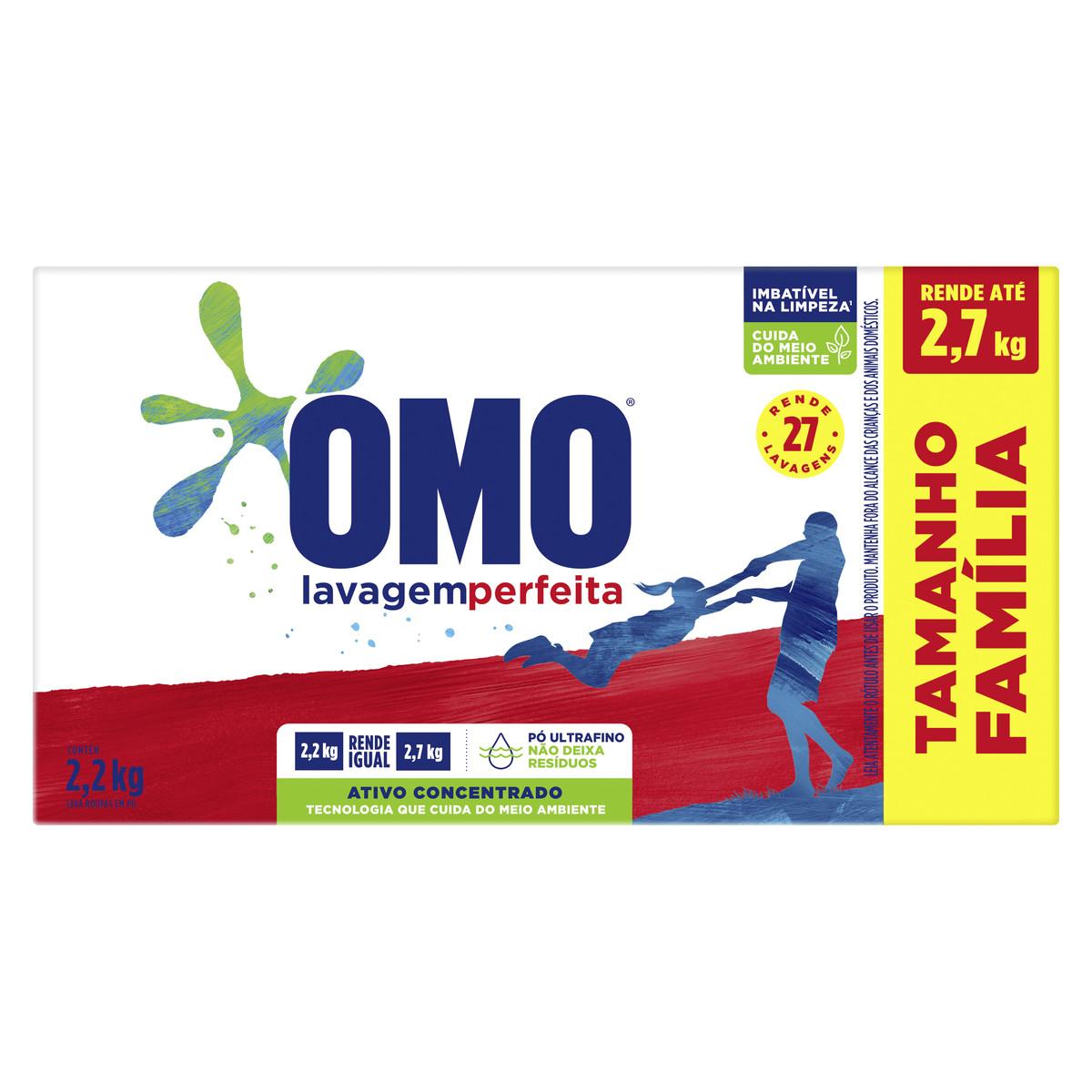 Detergente Po Omo 2,2kg Lav Perfeita