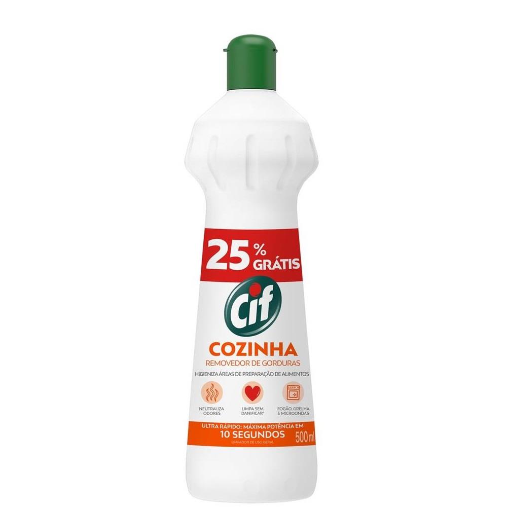 Desengordurante Cif 500ml25% Gratis Squeeze