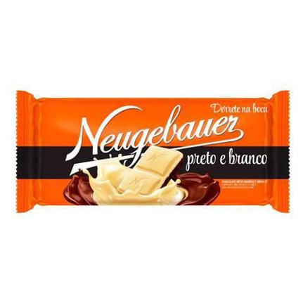 Choc Barra Neugebauer 90G Preto Branco