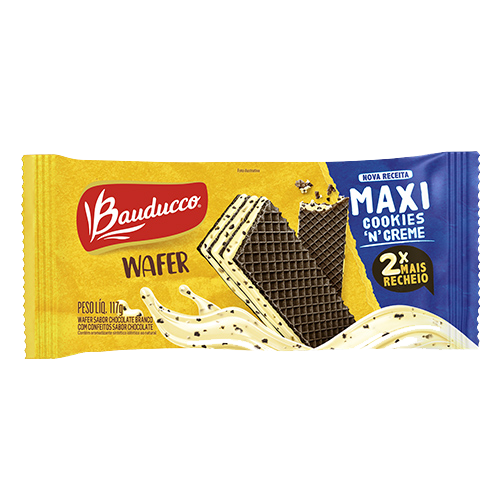 Wafer Bauducco Maxi Cookies 117g