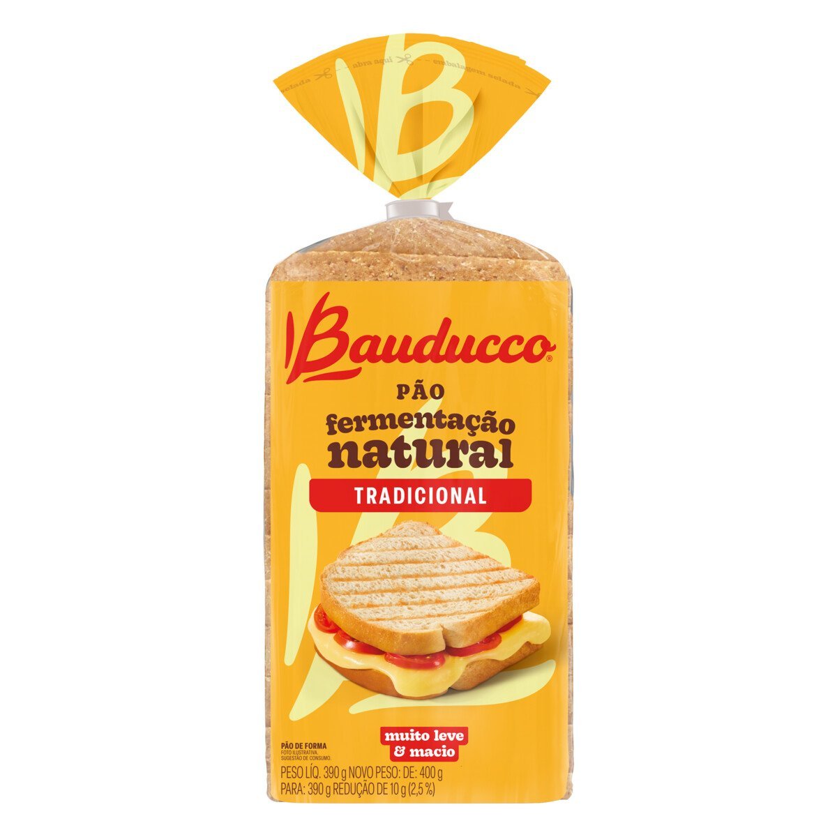 Pao Forma Bauducco 390g - Tradicional