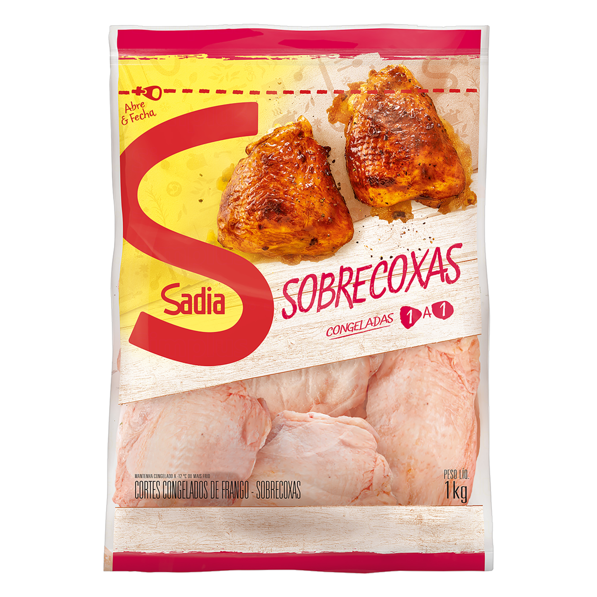 Sobrecoxa Sadia 1Kg Pct