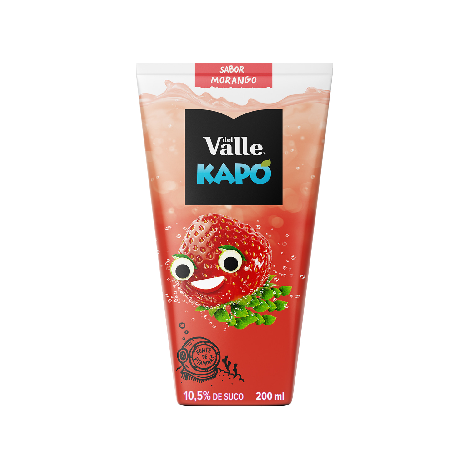 Suco Kapo 200ml Morango