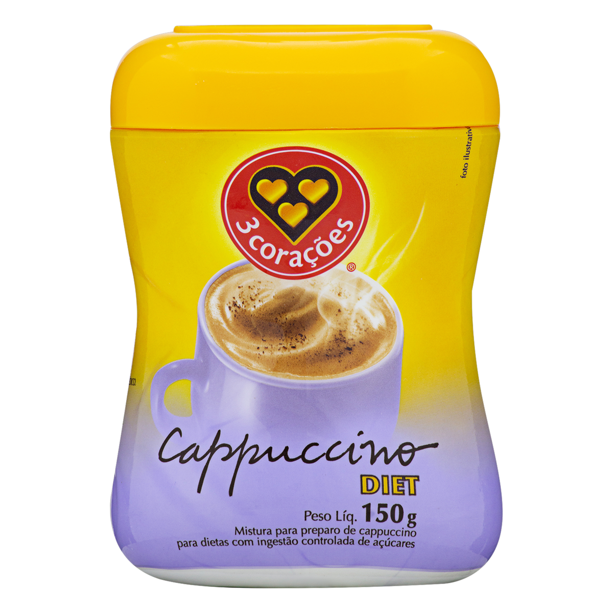 Cappuccino 3 Coracoes 150g Diet