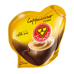 Cappuccino 3 Coracoes 100g Refil
