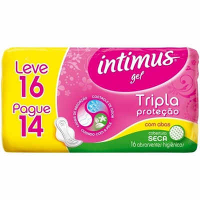 Abs Intimus Seca 16un C/Abas