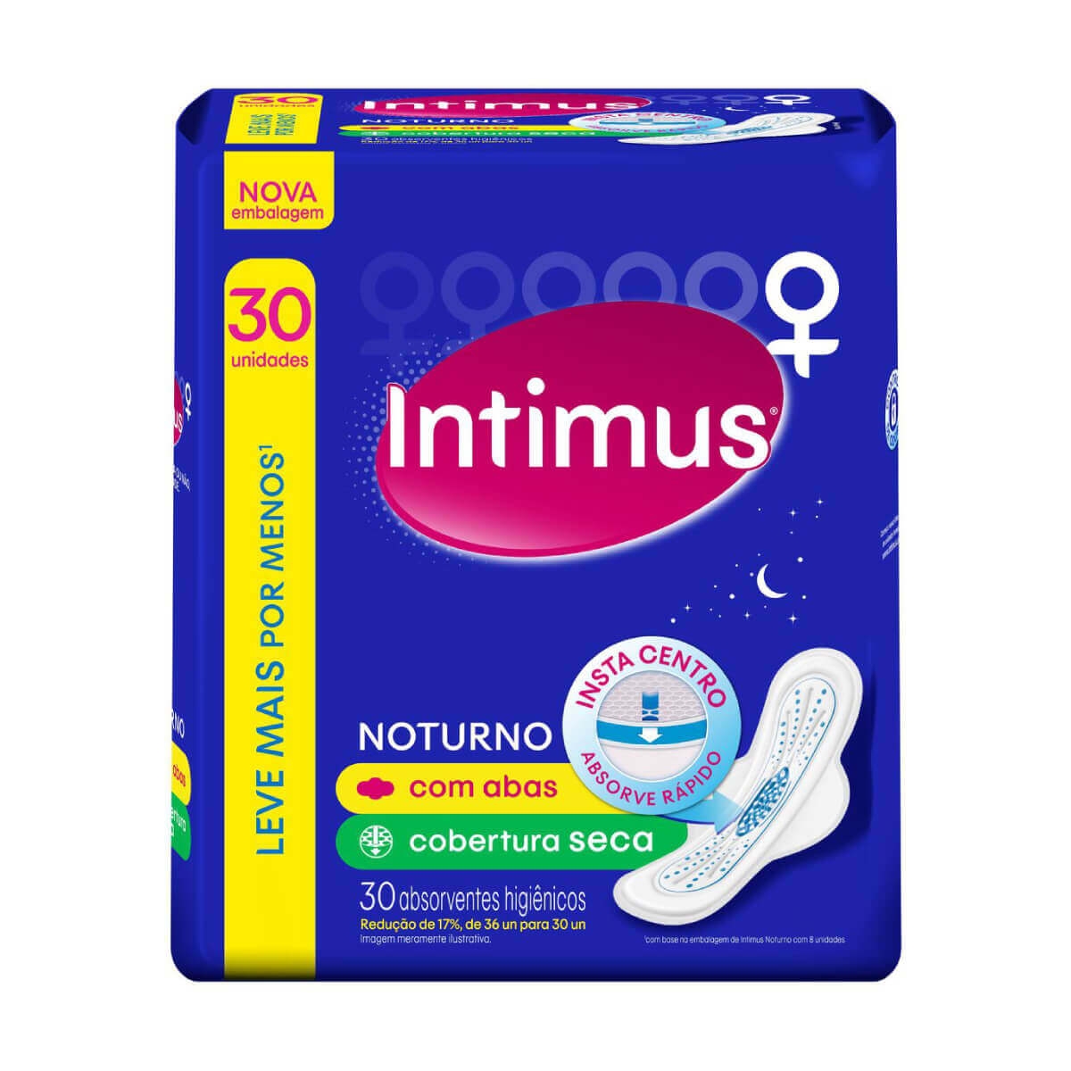 Abs Intimus Not Seca 30un C/Abas