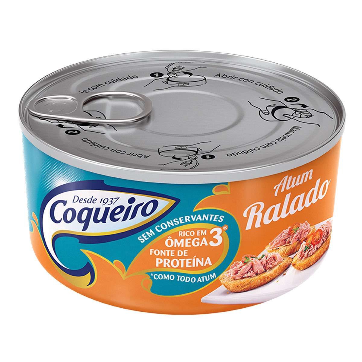 Atum Ralado Coqueiro Oleo 170g