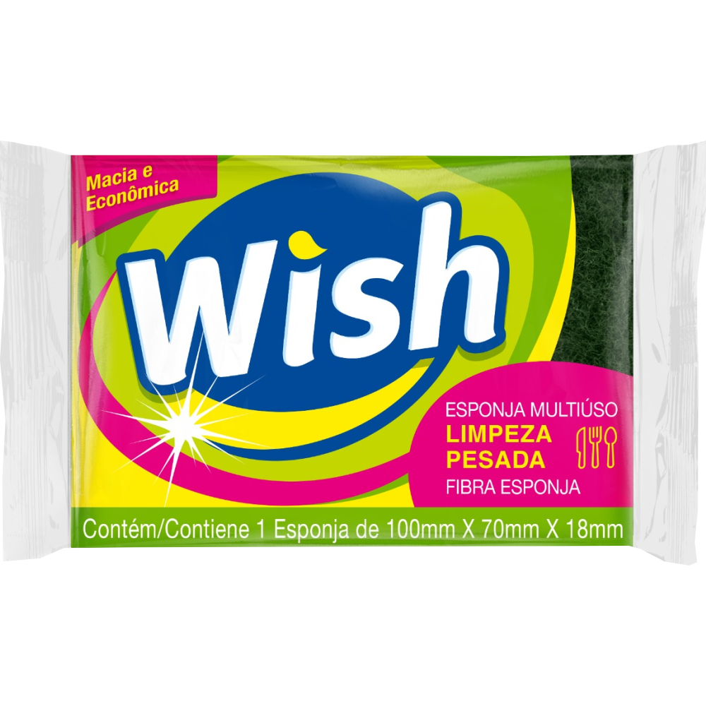 Esponja Multiuso Wish 1un