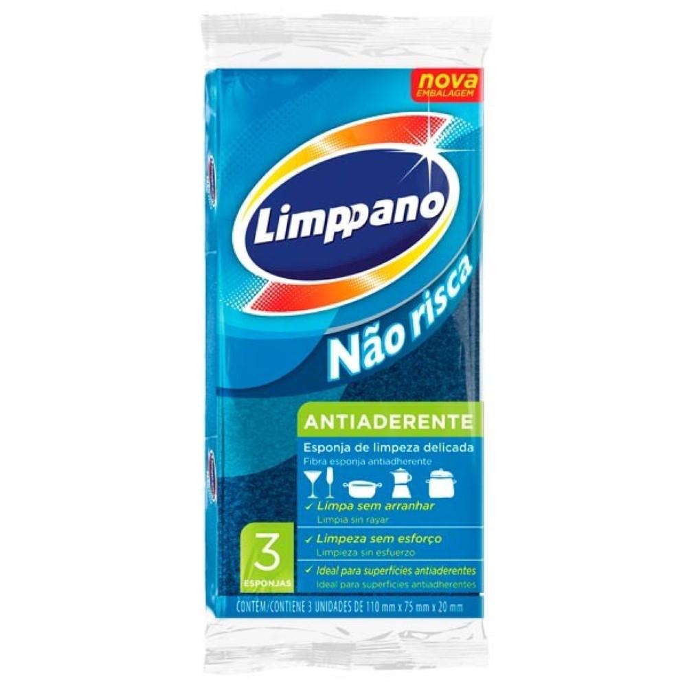 Esponja Multiuso Limppano Antiaderente 3un