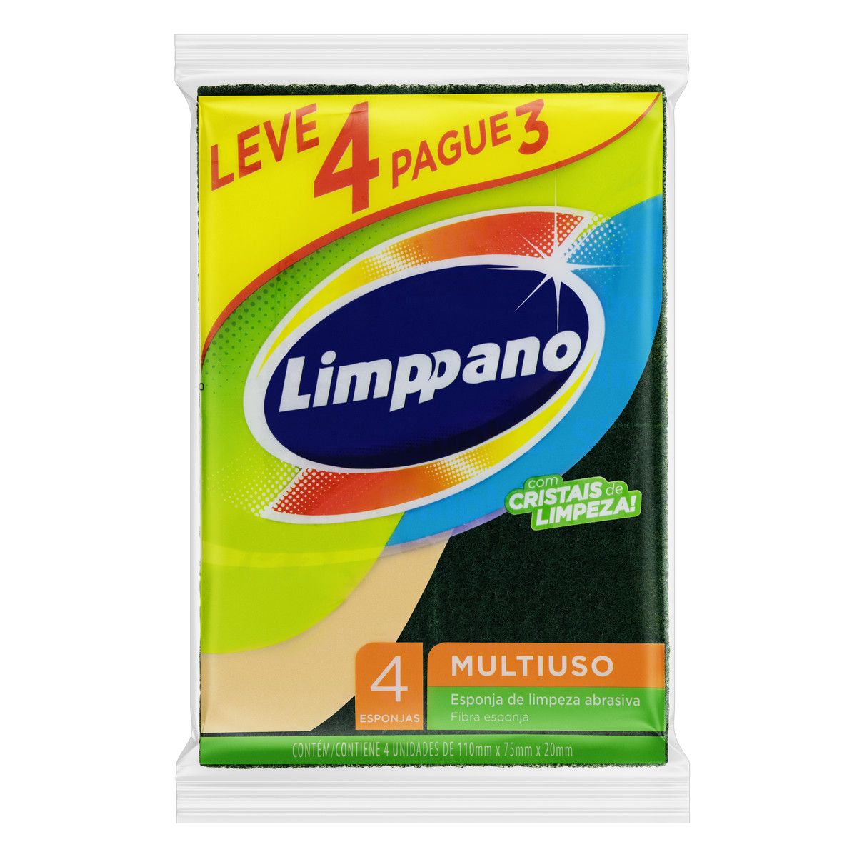 Esponja Multiuso Limppano 4un