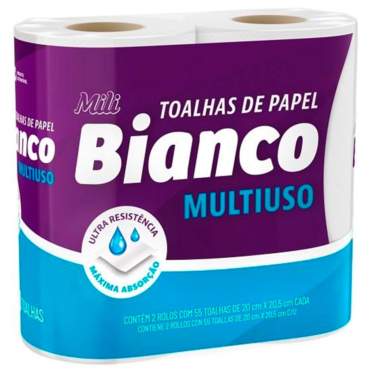 P.toalha Bianco 2X55Fls