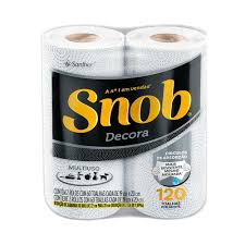Papel Toalha Snob Fd 2x60fls - Decorada
