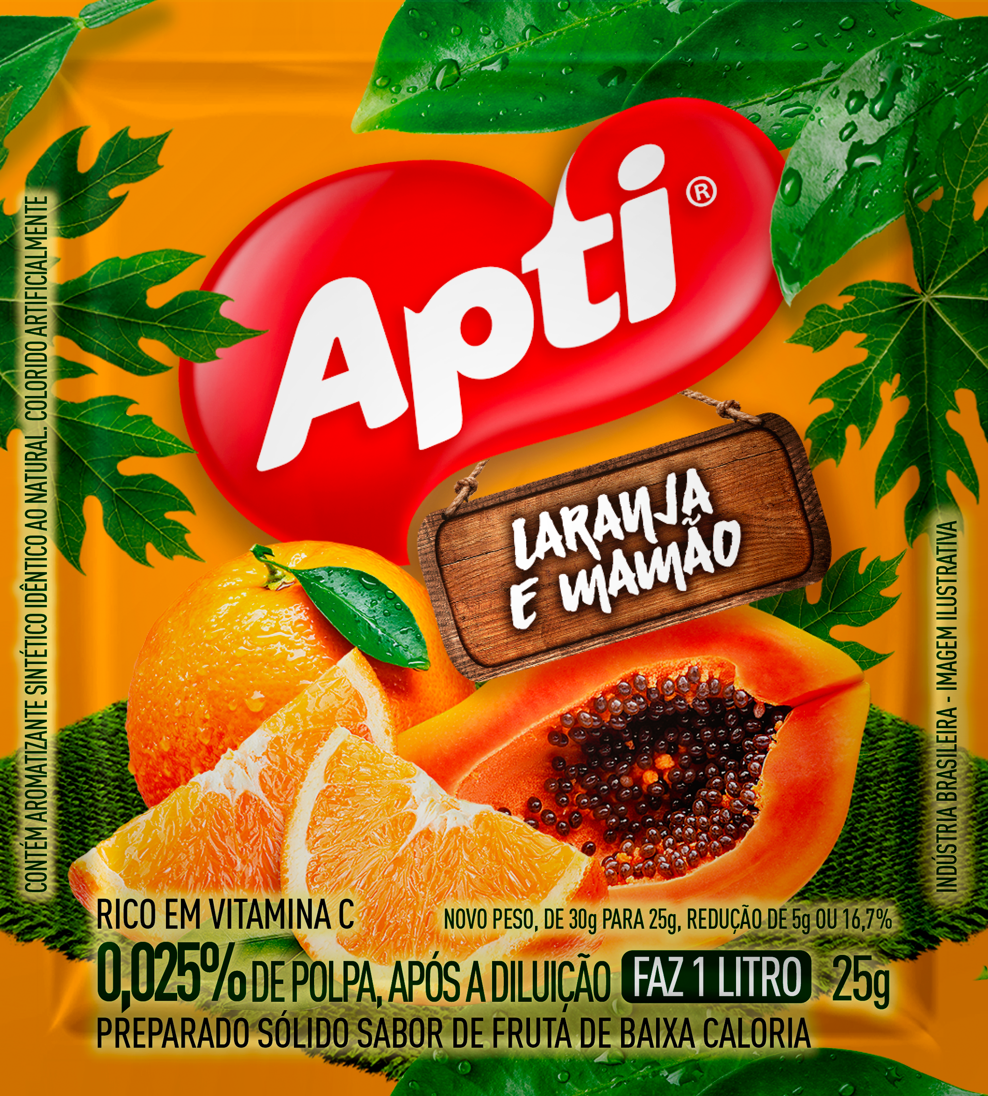 Ref Po Apti 20G - Laranja/Mamao
