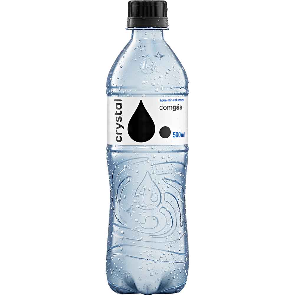 Agua Min Crystal C/Gas 500ml