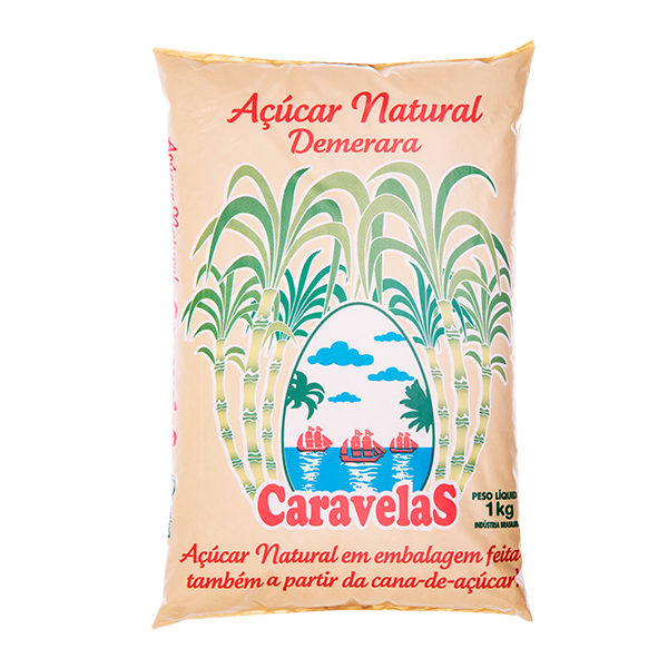 Acucar Demerara Caravela 1kg