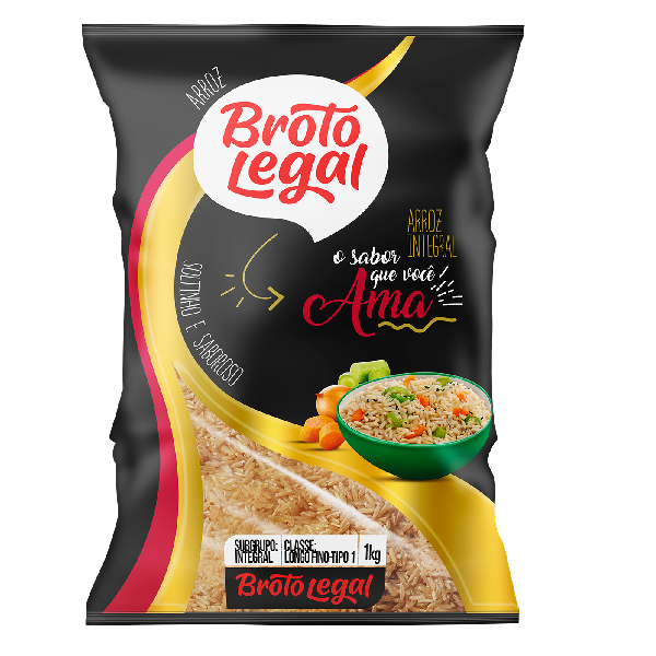 Arroz Integral Broto Legal 1kg
