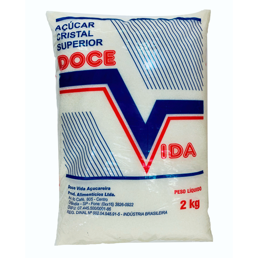 Acucar Cristal Doce Vida 2kg