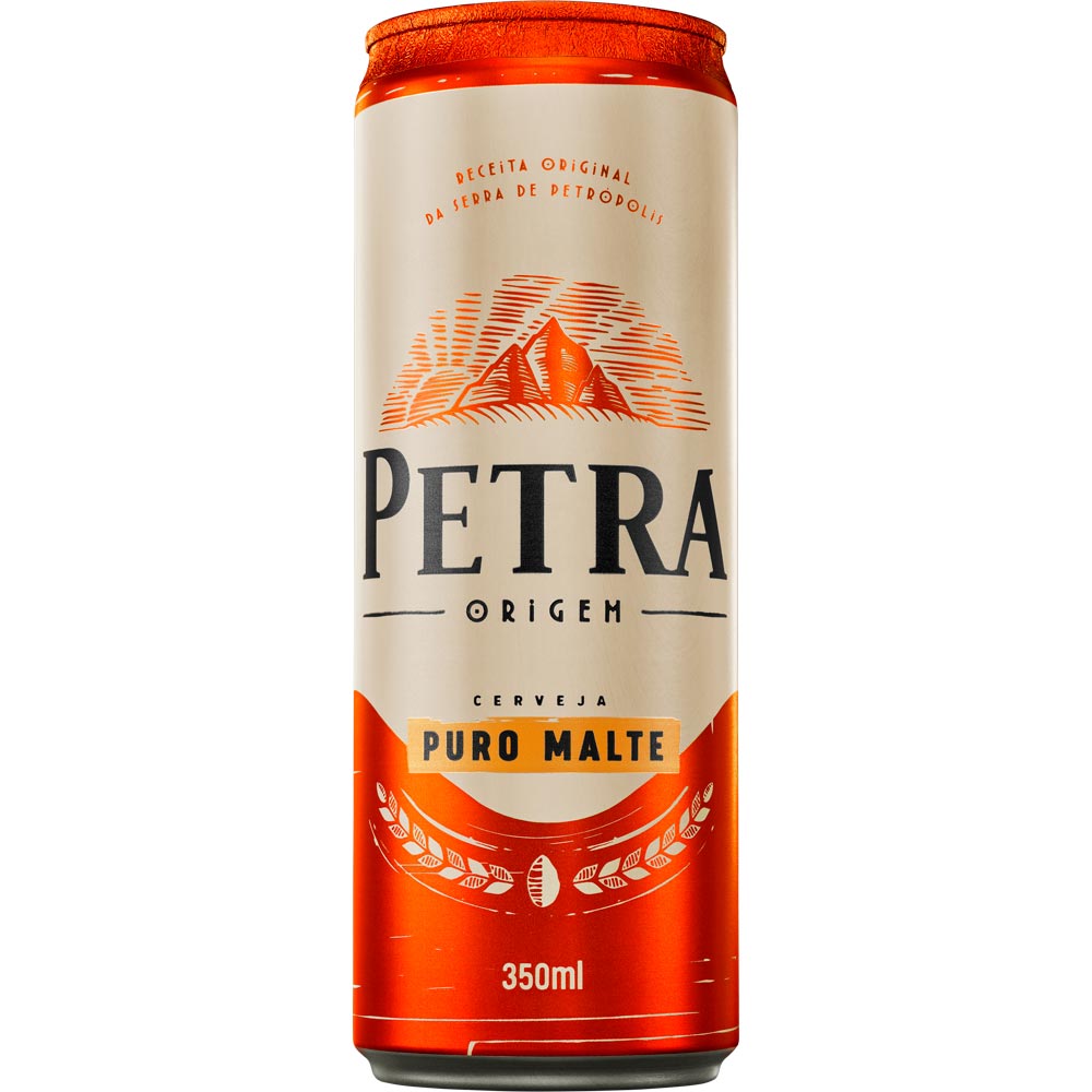 Cerveja Petra Puro Malte 350ml Lata