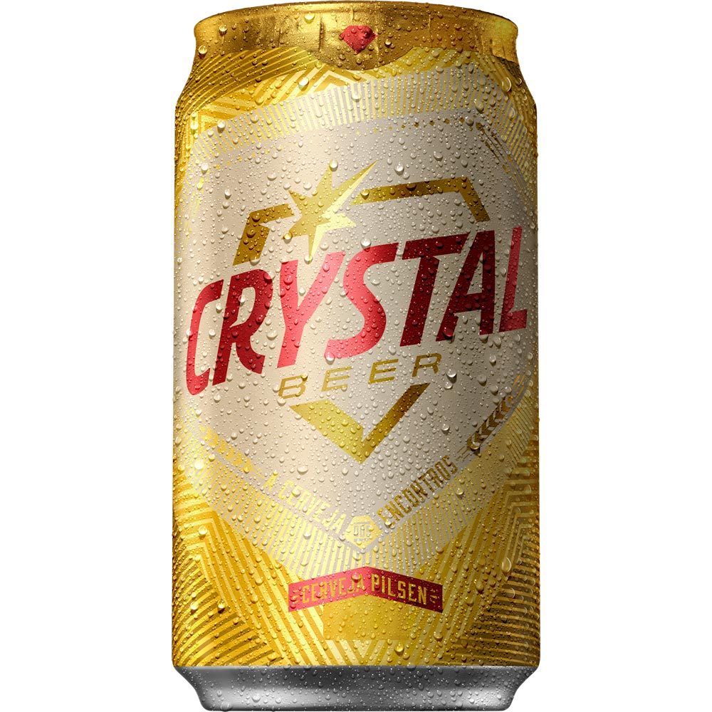 Cerveja Crystal 350ml Lata