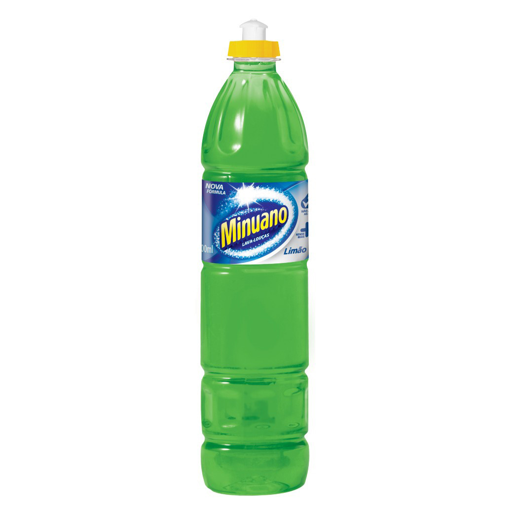 Detergente Liq Minuano 500ml Limao