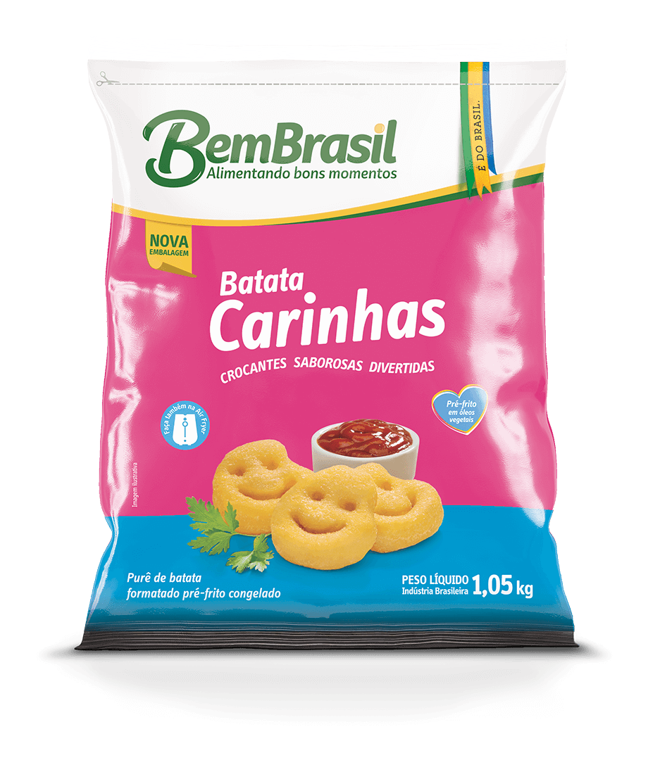 Batata Cong Bem Brasil 400G Carinhas
