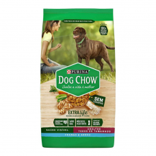 Racao Seca Nestle Purina Dog Chow Extra Life Frango e Arroz Caes Adultos Todas as Racas - 15 Kg