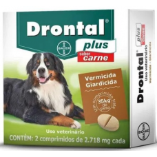 Drontal Plus Cão 35kg C/2 Comprimidos Bayer