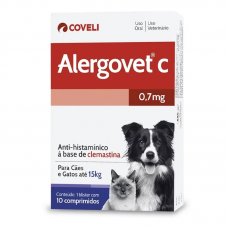 Alergovet C 0,7mg C/10 Comprimidos Coveli