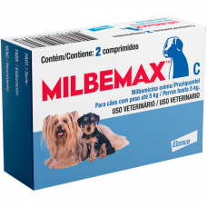Milbemax Cão até 5kg C/ 2 Comprimidos Elanco