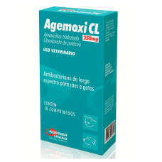 Antibiótico Agener União Agemoxi CL 10 comprimidos - 250 mg