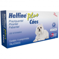 Helfine Plus Cão C/4 Comprimidos Agener