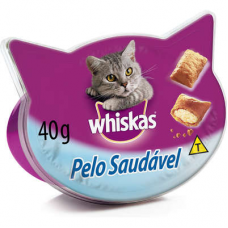 Petisco Whiskas Temptations Pelo Saudável para Gatos Adultos - 40 g