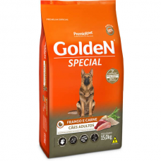 Ração Seca PremieR Pet Golden Special Cães Adultos Frango e Carne - 15 Kg