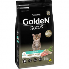 Ração Seca PremieR Pet Golden Gatos Filhotes Frango - 3 Kg