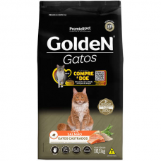 Ração Seca PremieR Pet Golden Salmão para Gatos Adultos Castrados - 10,1 Kg