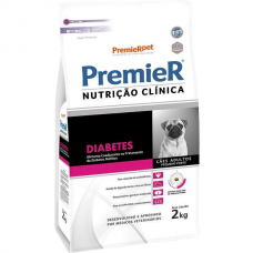Ração Premier Nutrição Clínica Cão Porte Pequeno Diabetes 2kg