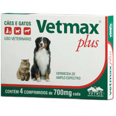 Vetmax Plus C/4 Comprimidos Vetnil