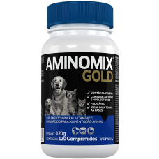 Aminomix Gold C/120 Comprimidos Vetnil