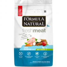 Racao Seca Formula Natural Fresh Meat Caes Filhotes Racas Mini e Pequena - 7 Kg
