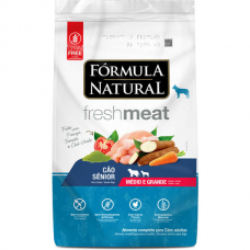 Racao Seca Formula Natural Fresh Meat Caes Senior Racas Medias e Grandes - 2,5 Kg