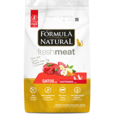 Ração Fórmula Natural Fresh Meat Gato Castrado Carne 1kg
