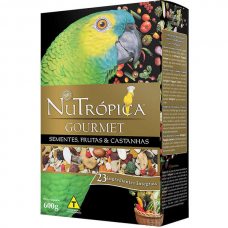 Ração Nutrópica Papagaio Gourmet 600g