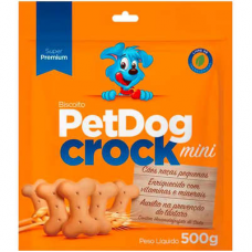 Pet Dog Bisc. 500gr Crock Mini Racas Pq
