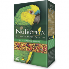 Ração Nutrópica Papagaio Com Frutas 600gr